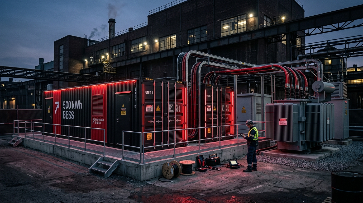 500 kWh: Veľkokapacitný batériový systém
