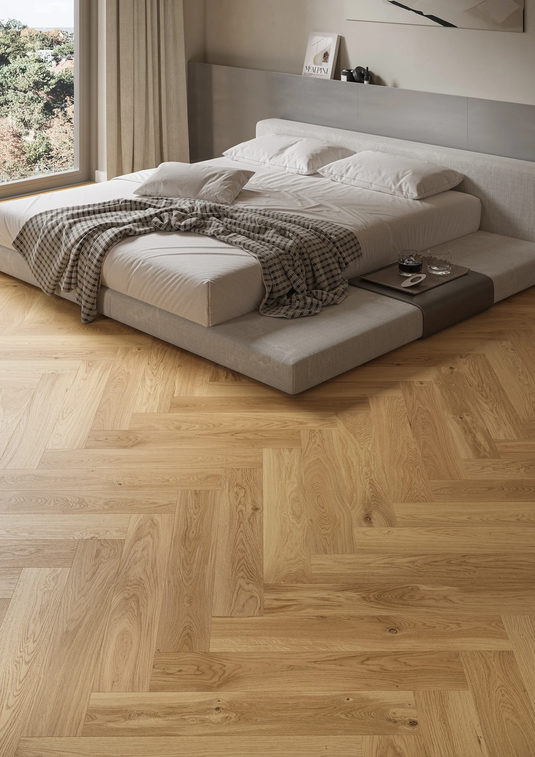 Caramel Herringbone view 3