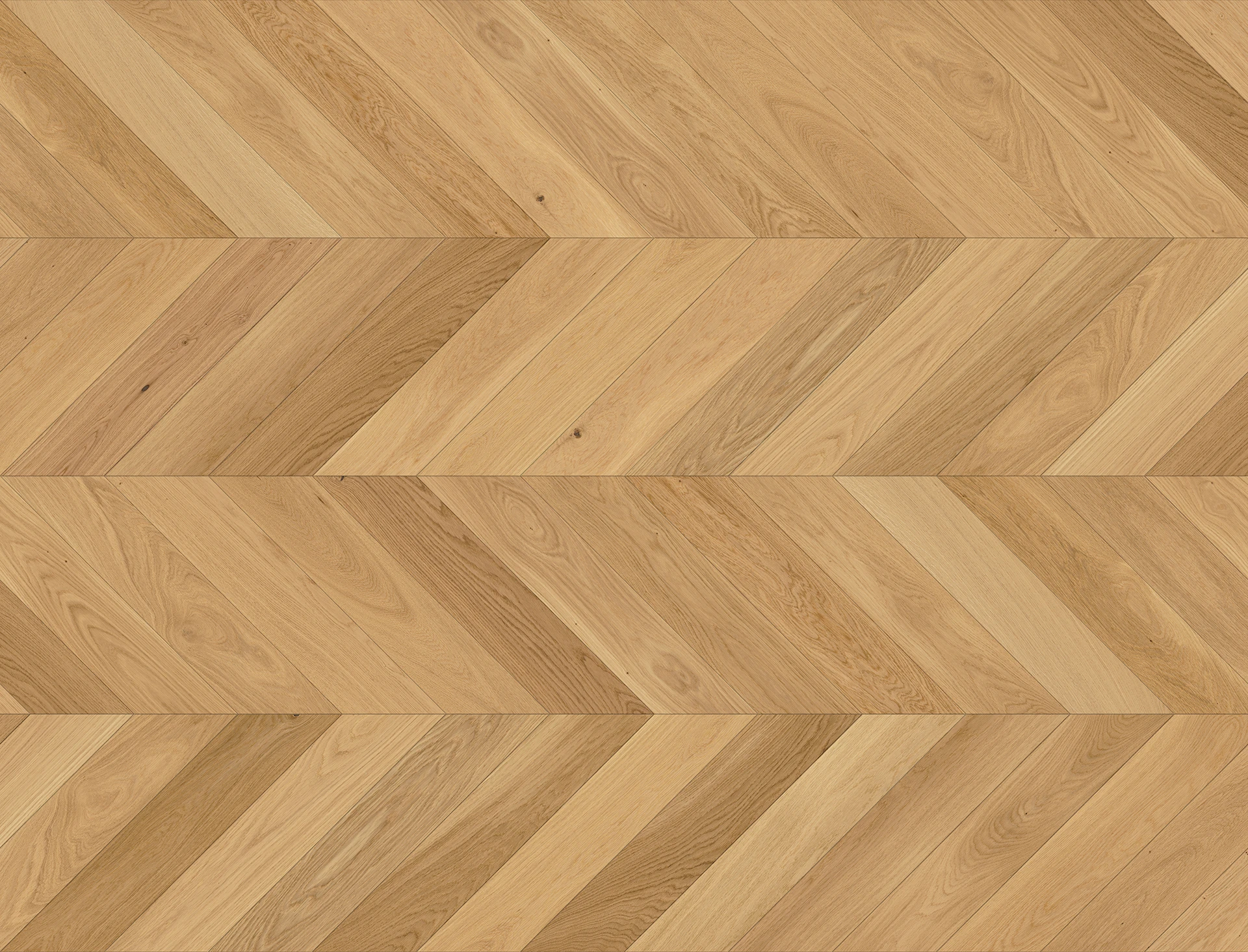 Dub BRIGHT Chevron 1WV000006 - Třívrstvá dřevěná podlaha view 6