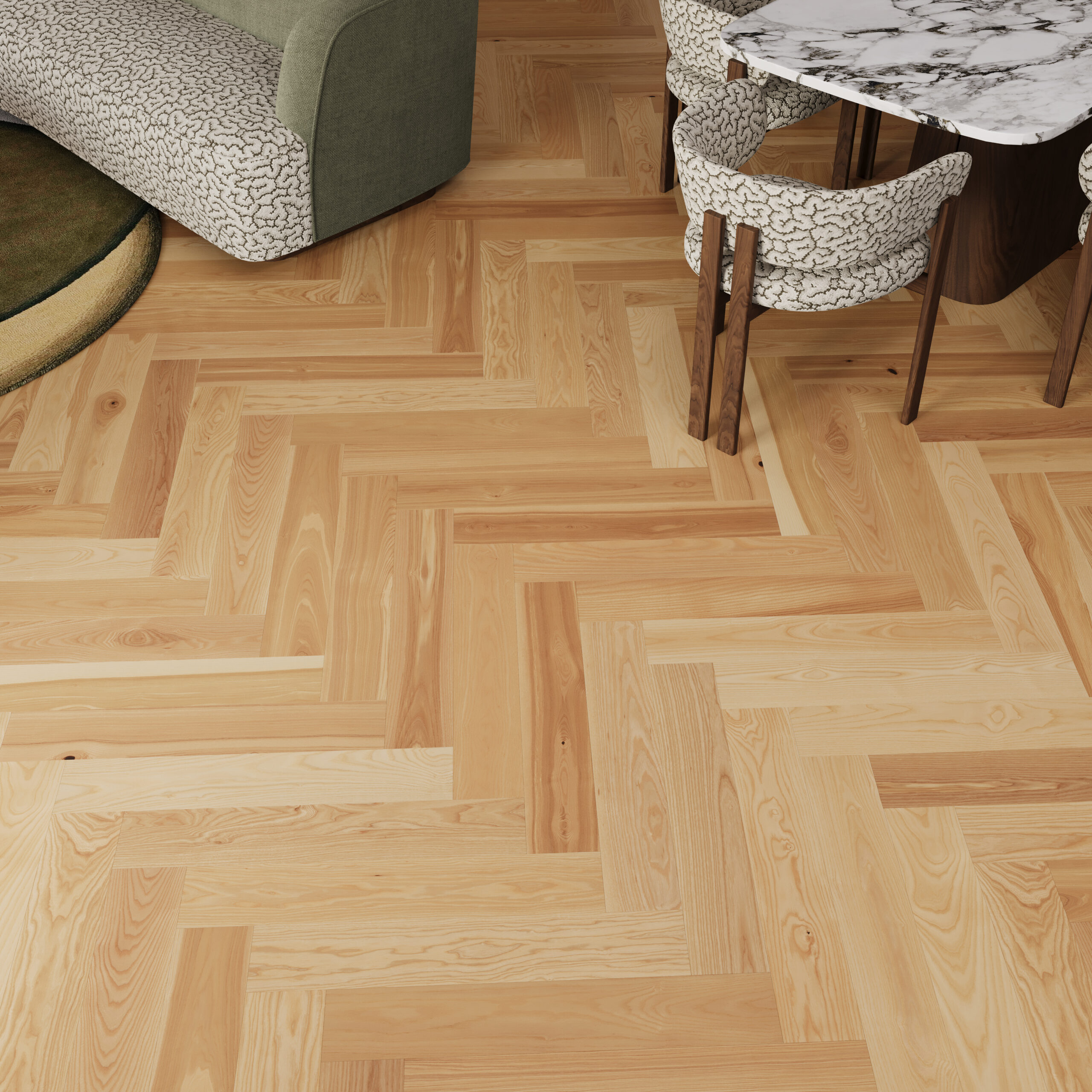 Jasan AURIC Herringbone 130 1WC000019 - Třívrstvá dřevěná podlaha zobrazenie 3