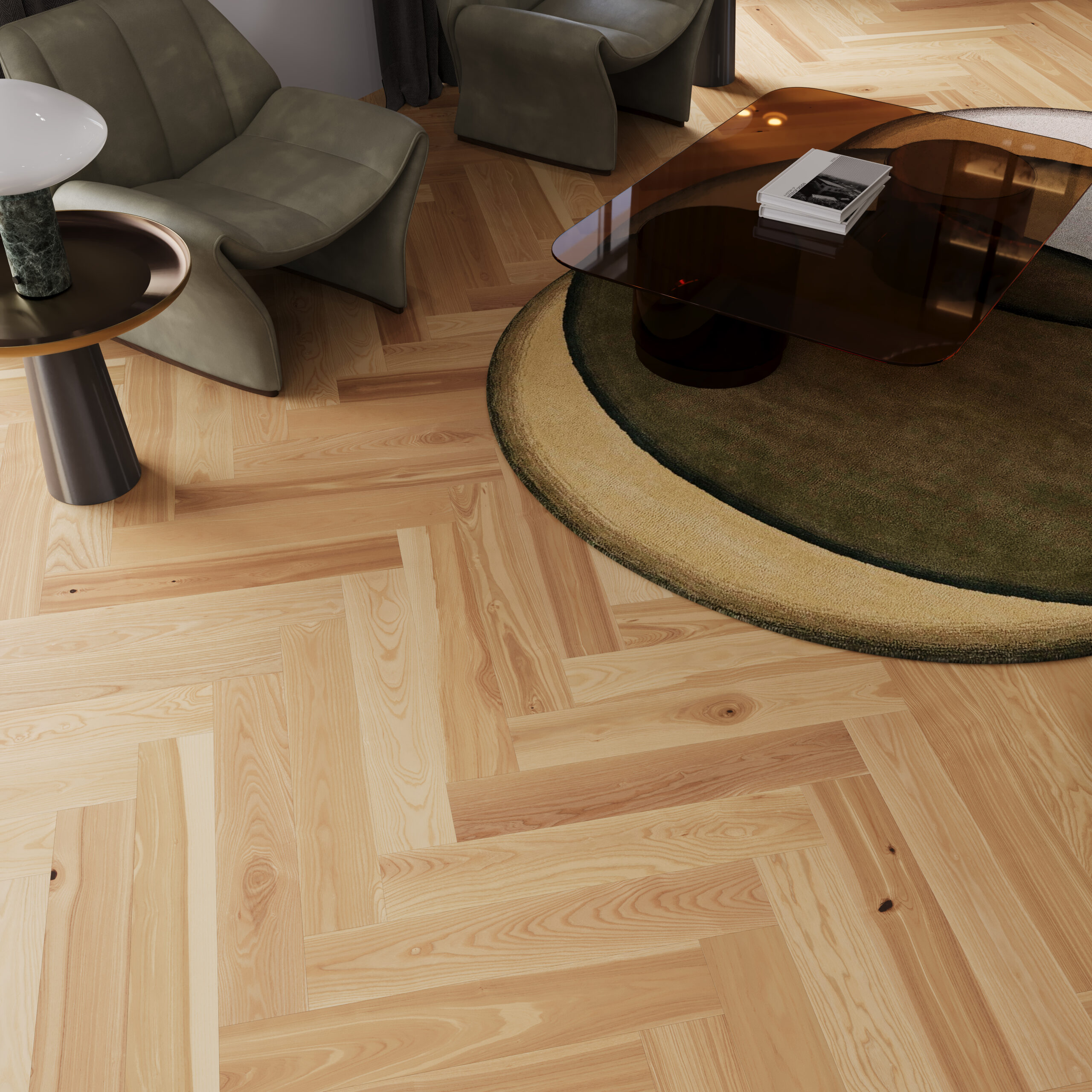 Jasan AURIC Herringbone 130 1WC000019 - Třívrstvá dřevěná podlaha zobrazenie 2