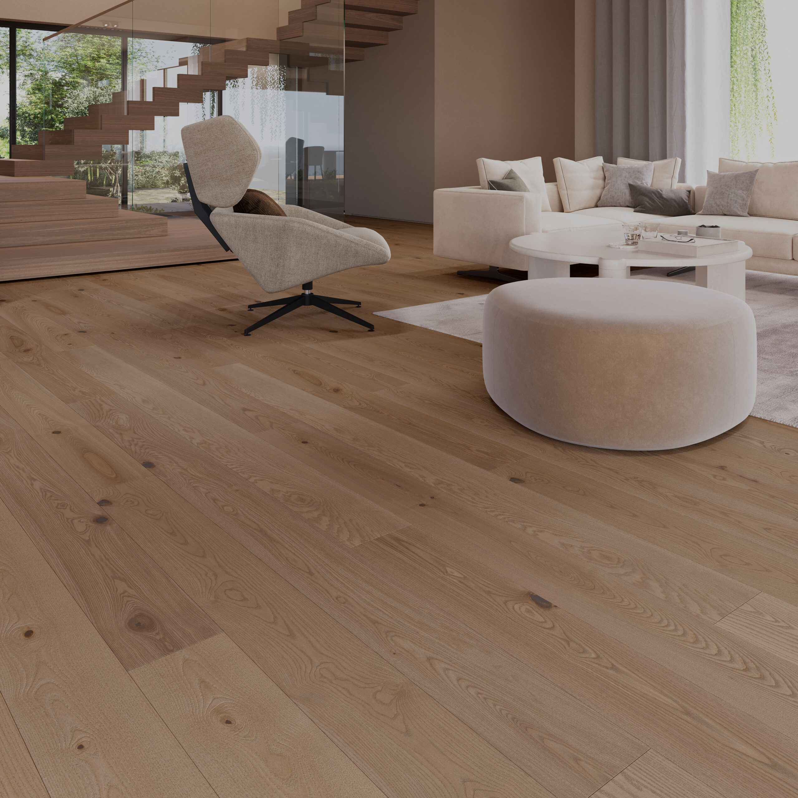Jasan HAZELNUT Grande 1WG000632 - Třívrstvá dřevěná podlaha zobrazenie 2