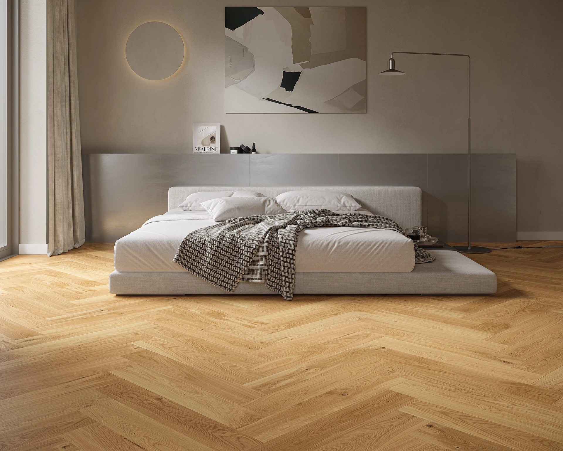 Caramel Herringbone