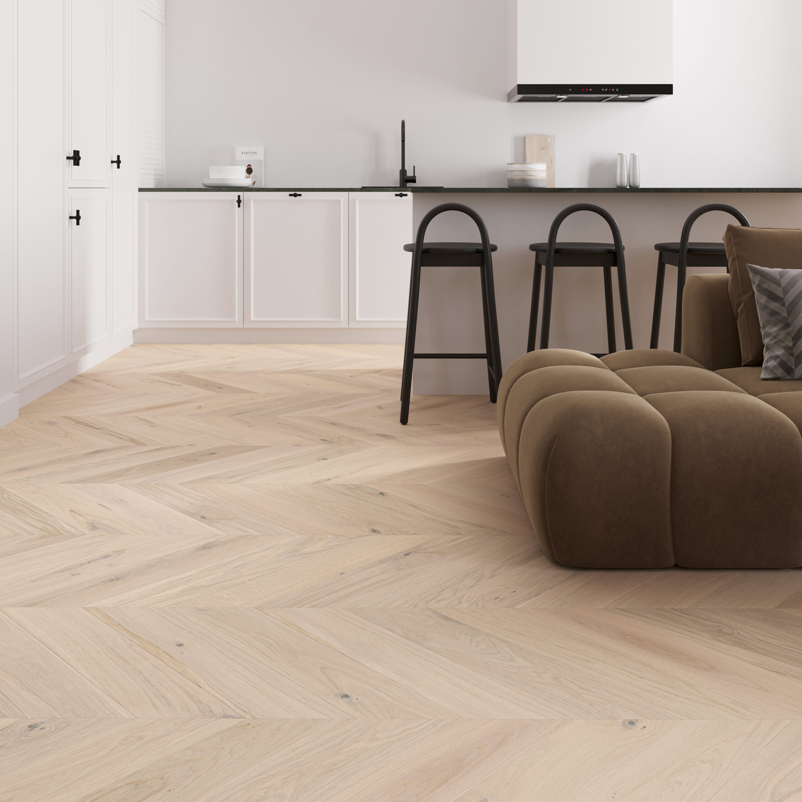 Dub TRIVOR Chevron 1WV000002 - Třívrstvá dřevěná podlaha view 4