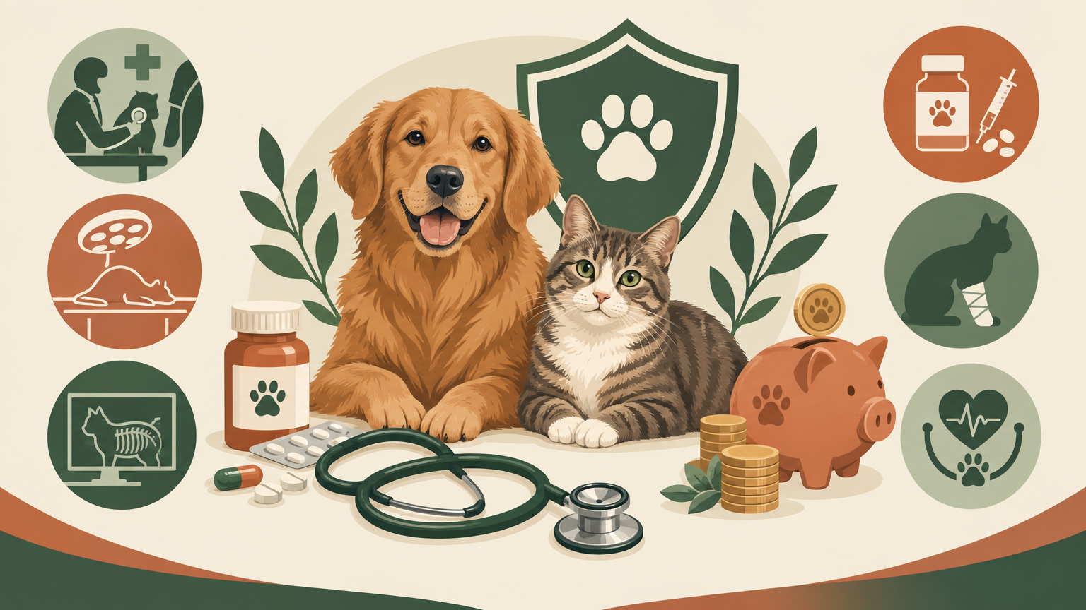 Infografika: orientační náklady na časté veterinární diagnózy