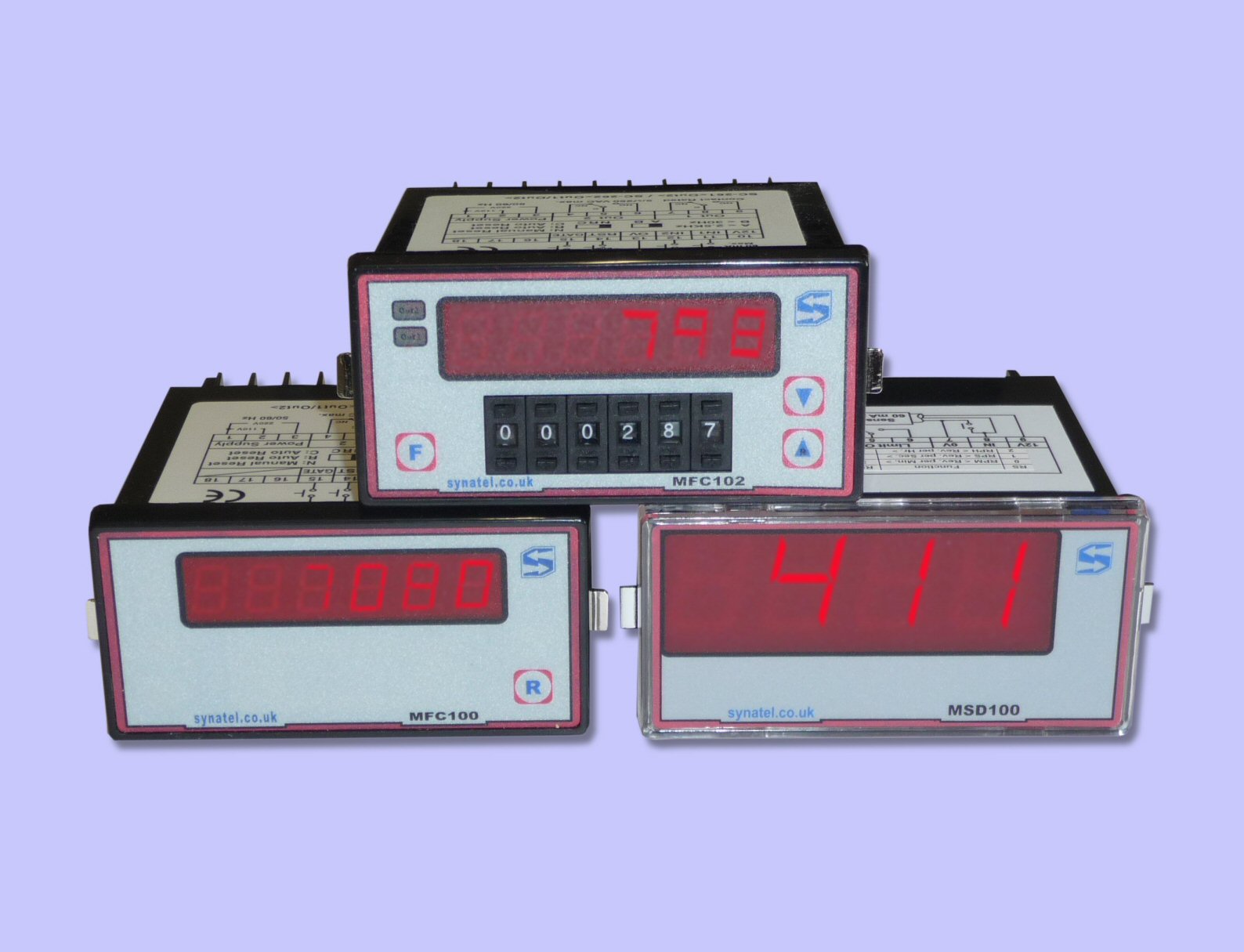 Counters & tachometers from Synatel