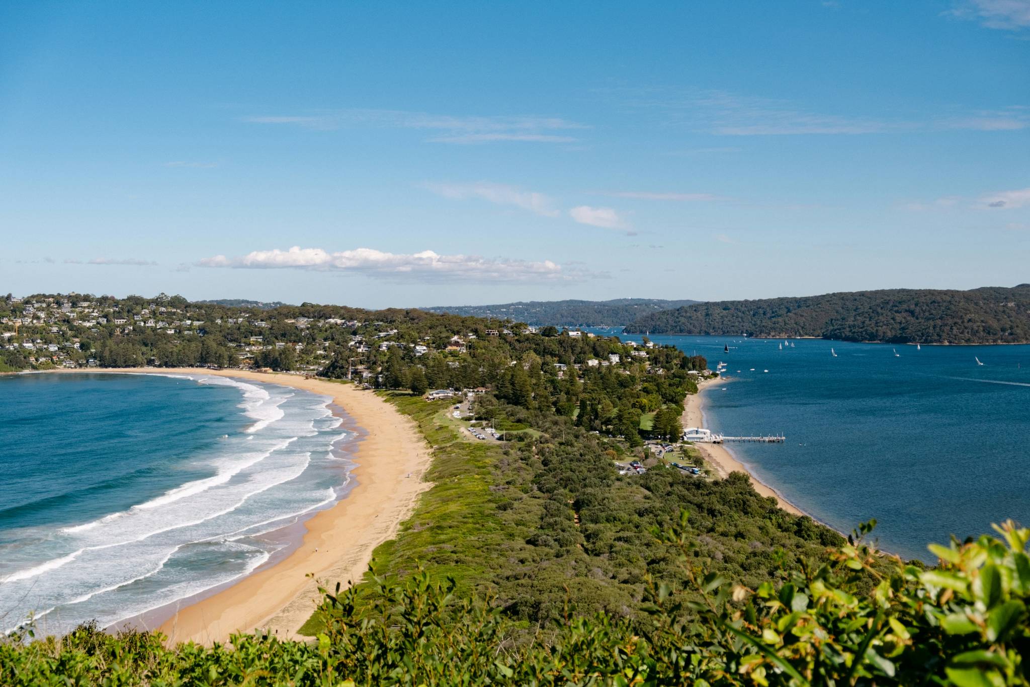 scenic view from palm beach nsw