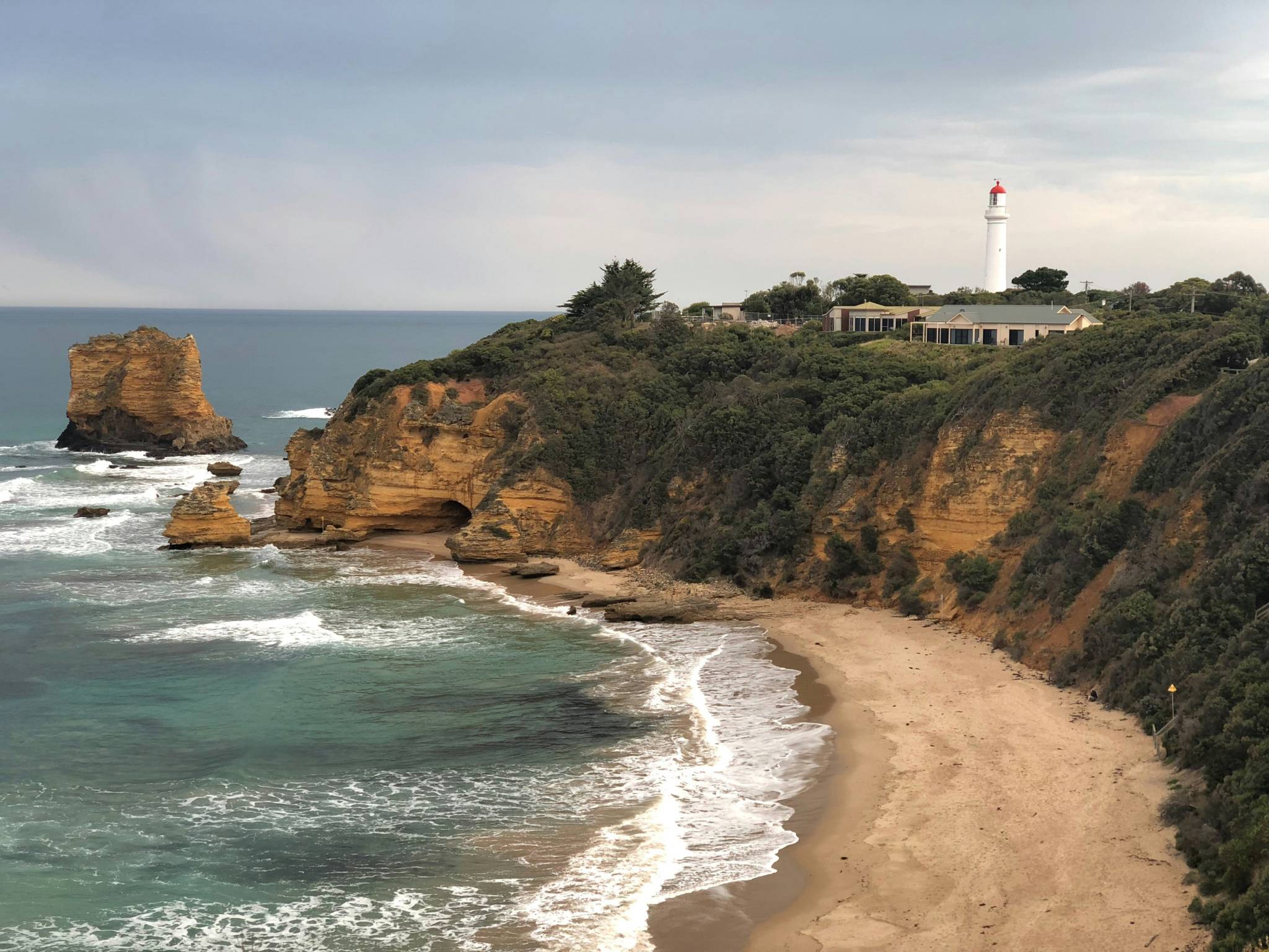 Anglesea lighthouse on the great ocean road, melbourne
