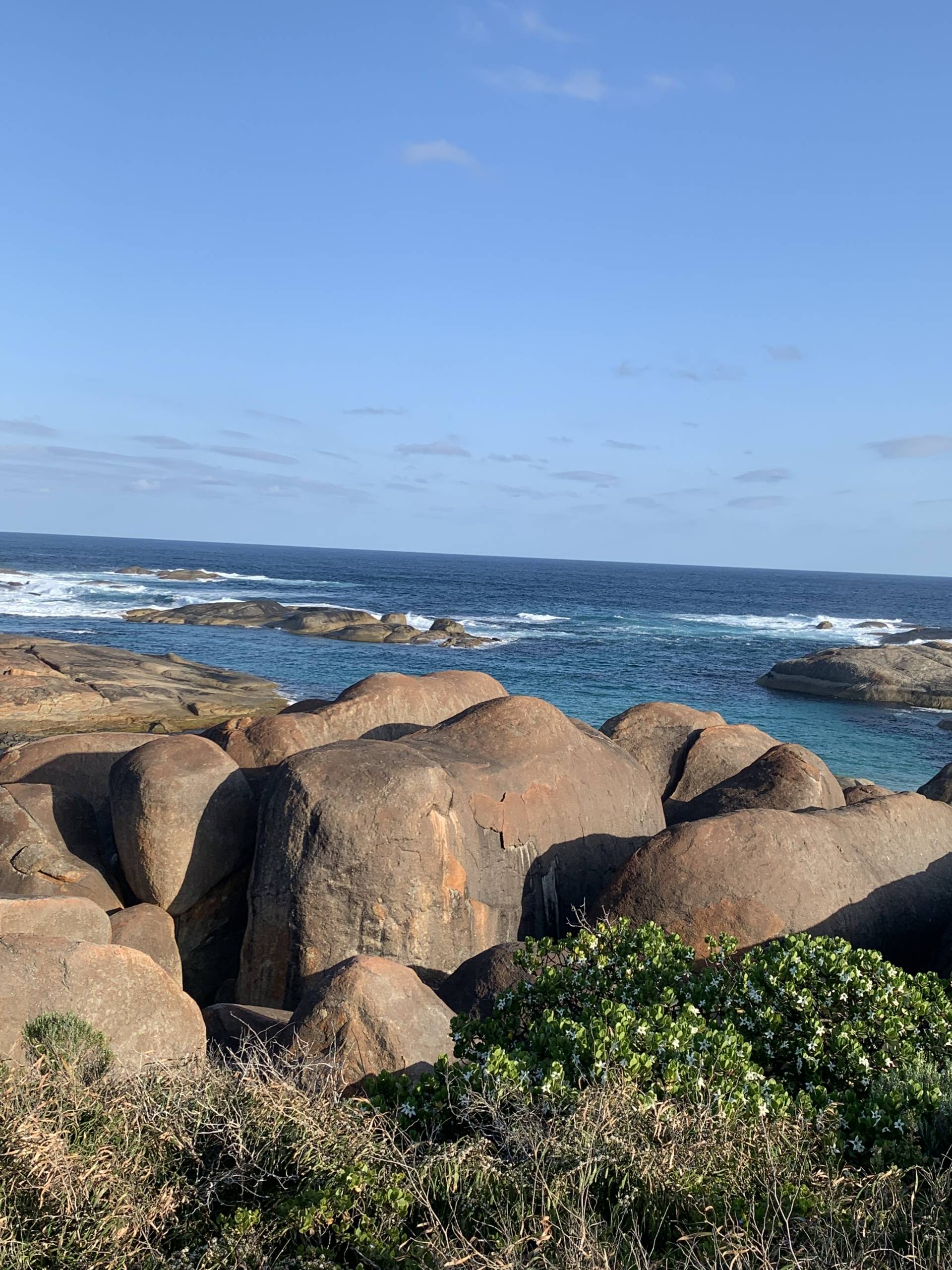 Elephant rocks from above outside albany wa.
