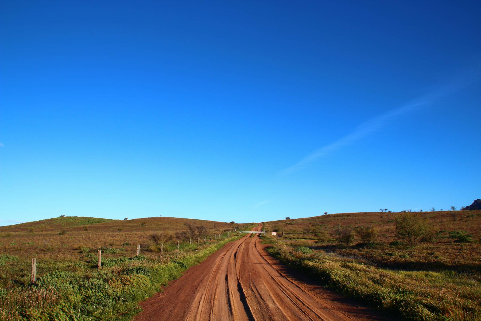 A road in the Flinders ranges south australia