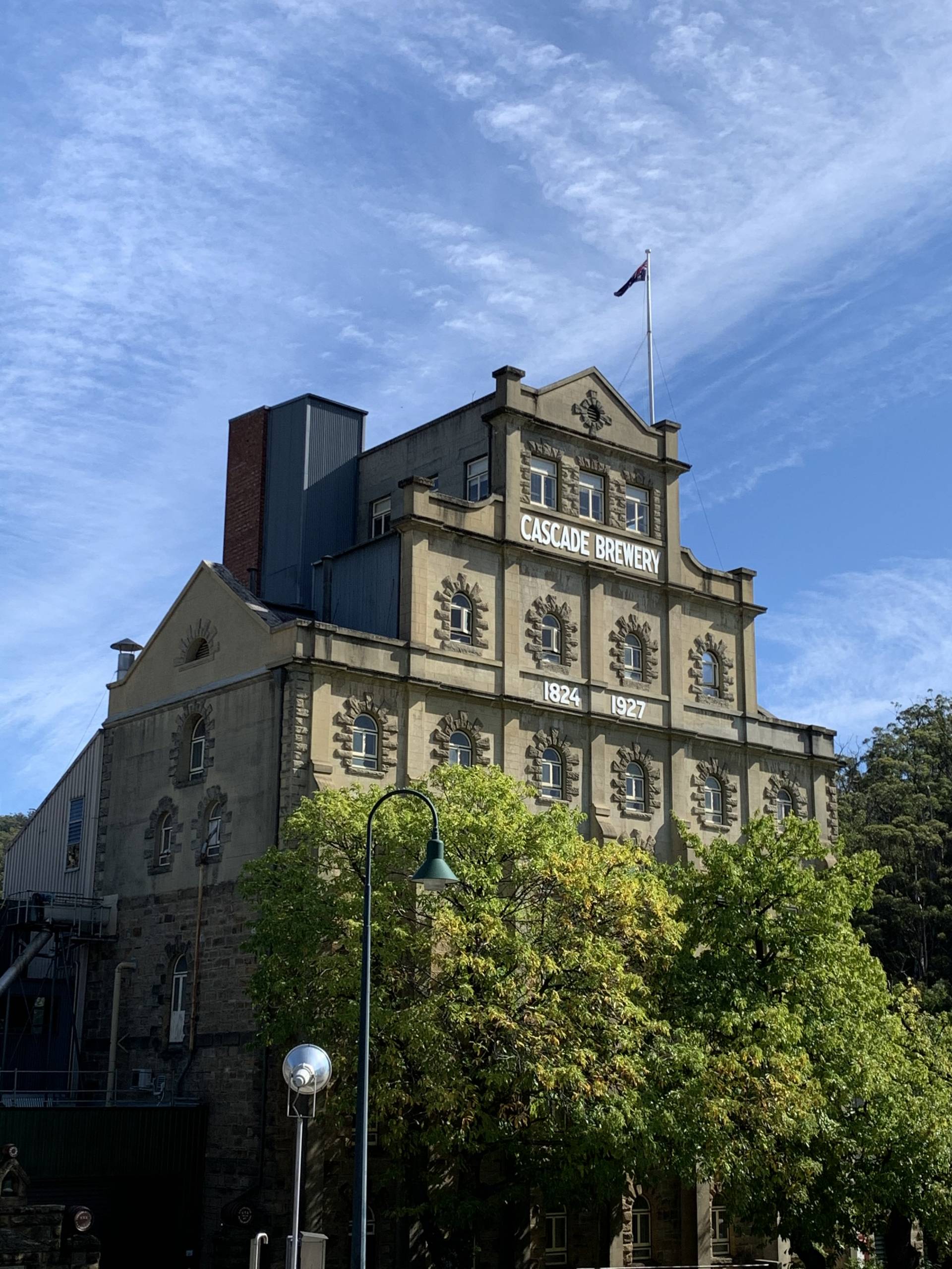 Facade of cascade brewery