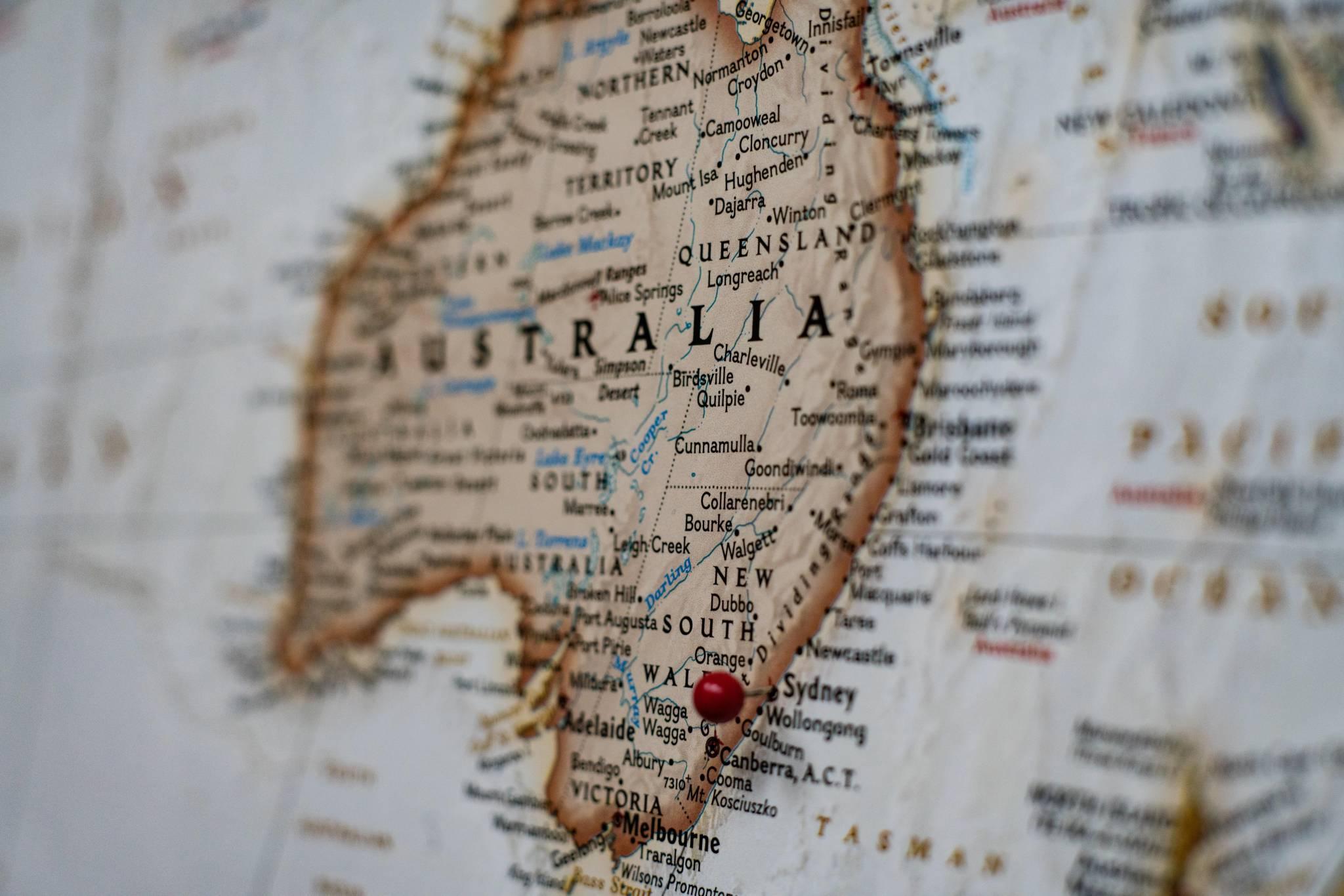 Map of Australia | Average Joe Down Under