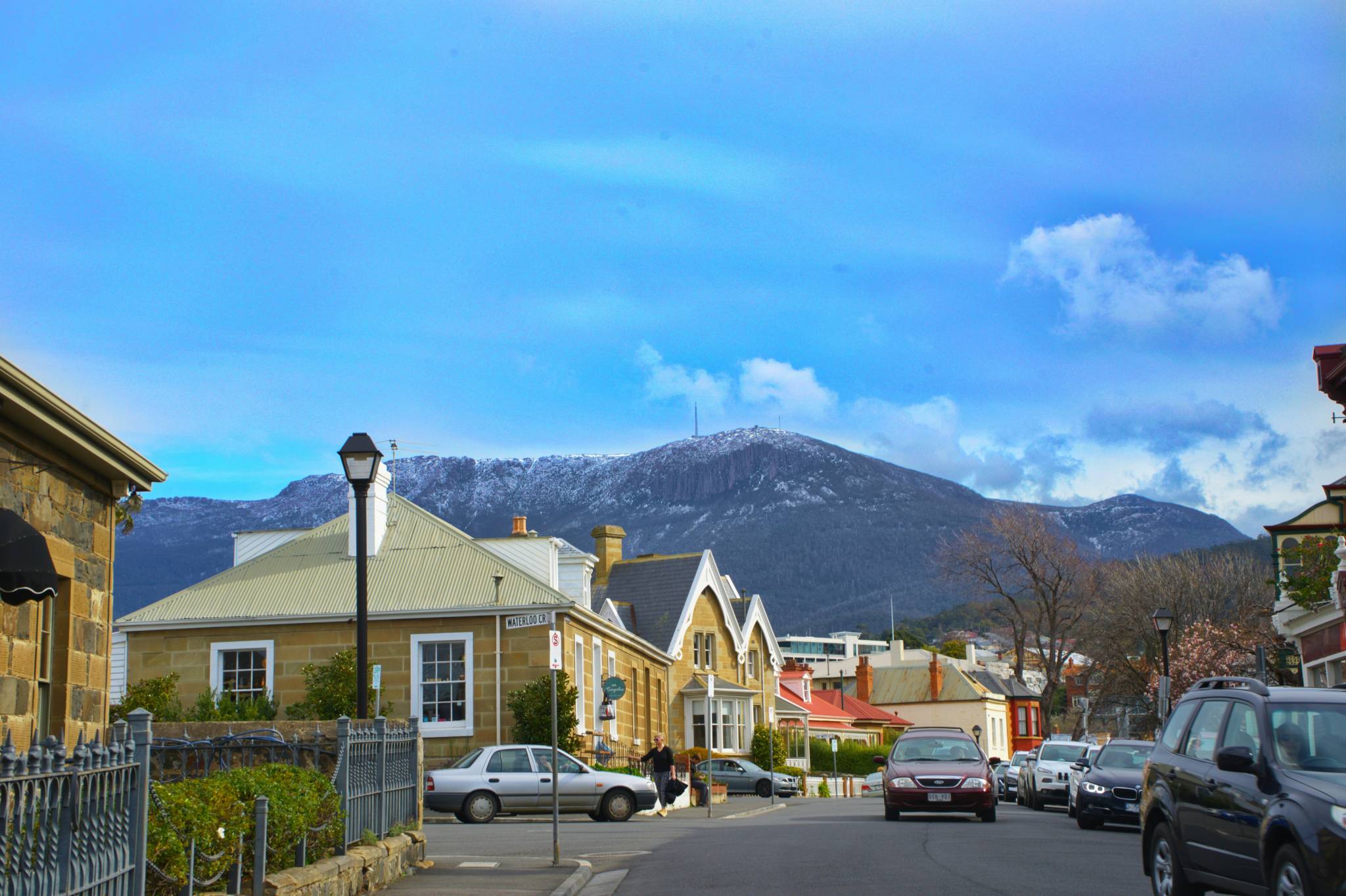 Driving around tasmania.