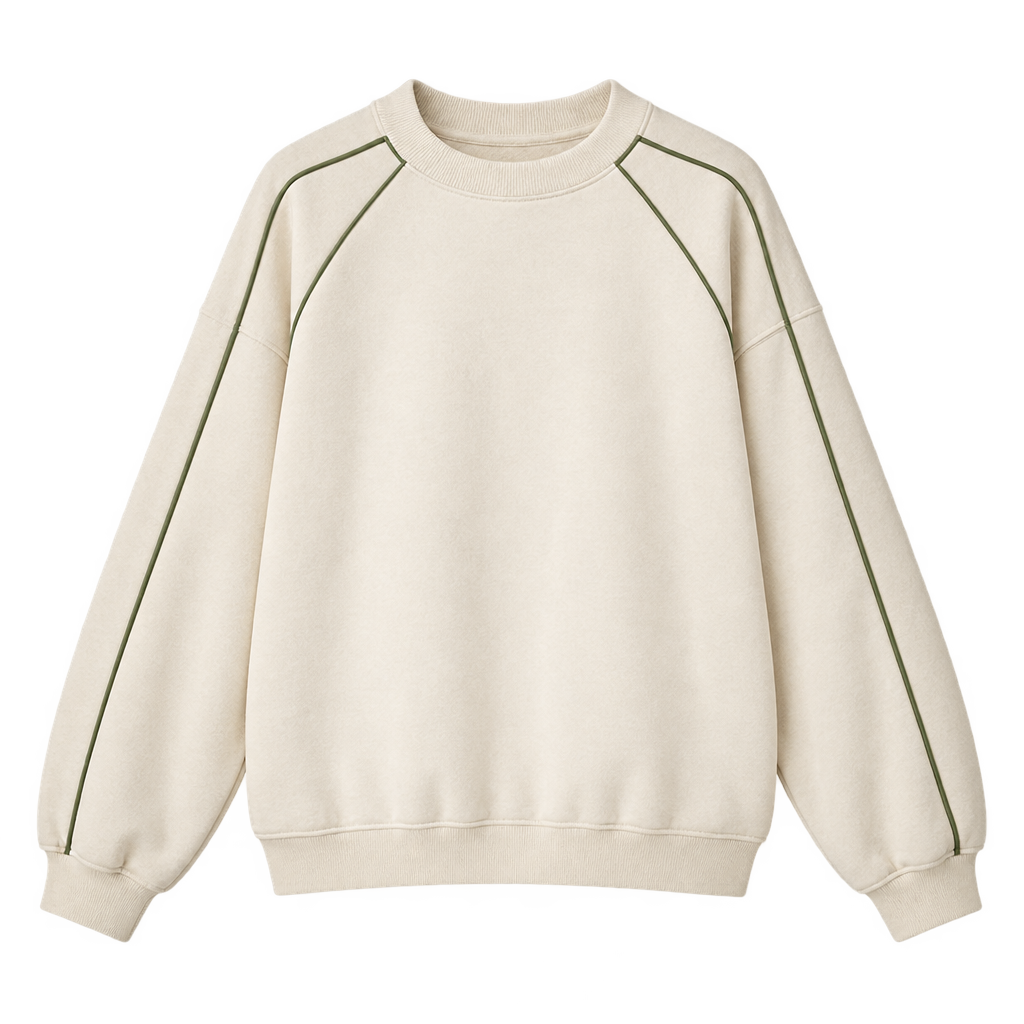 Creme oversized sweatshirt
