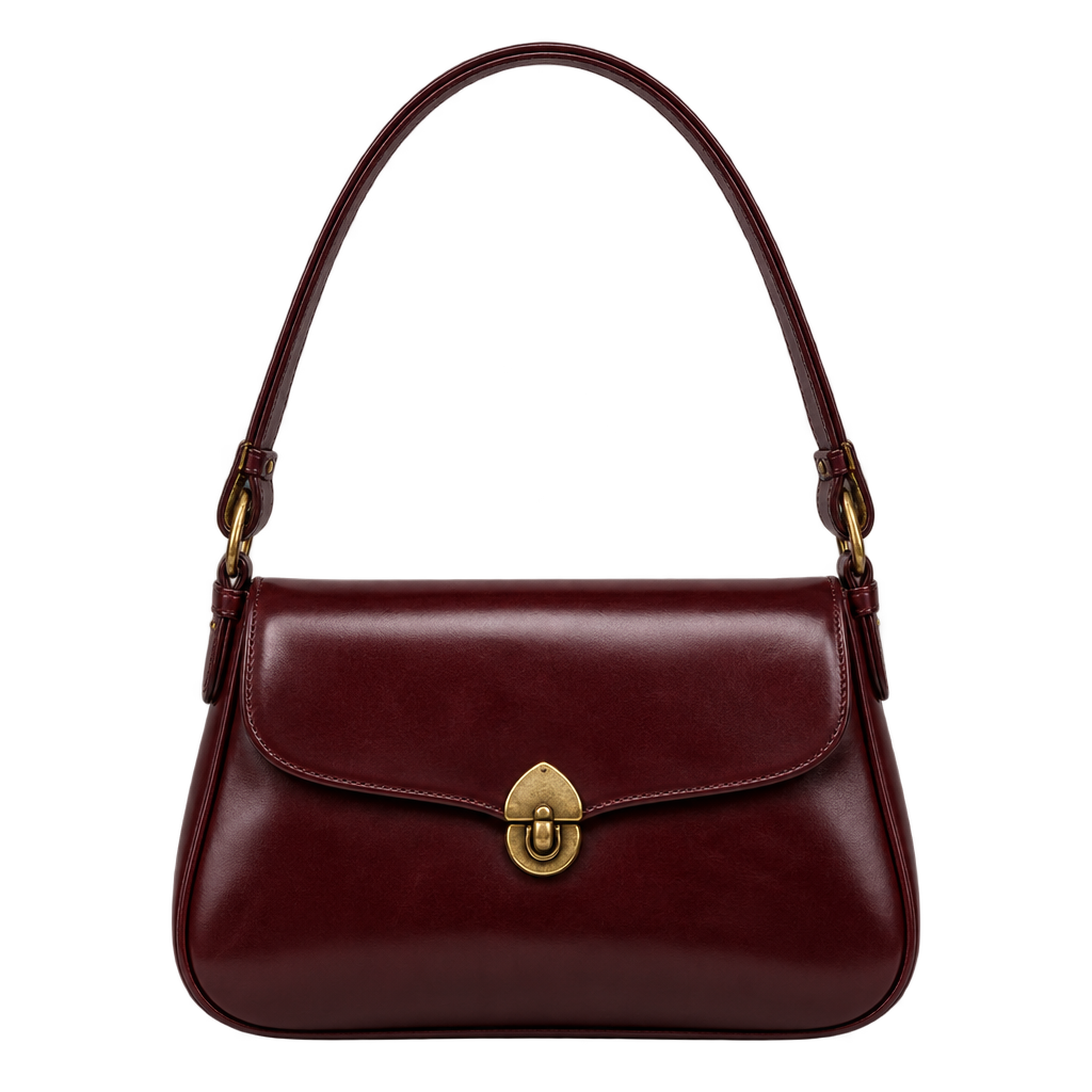 Bordeaux vintagetaske