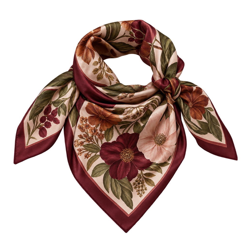Botanisk silketørklæde