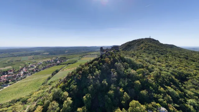 Děvičky – zřícenina královského hradu nad Pavlovem