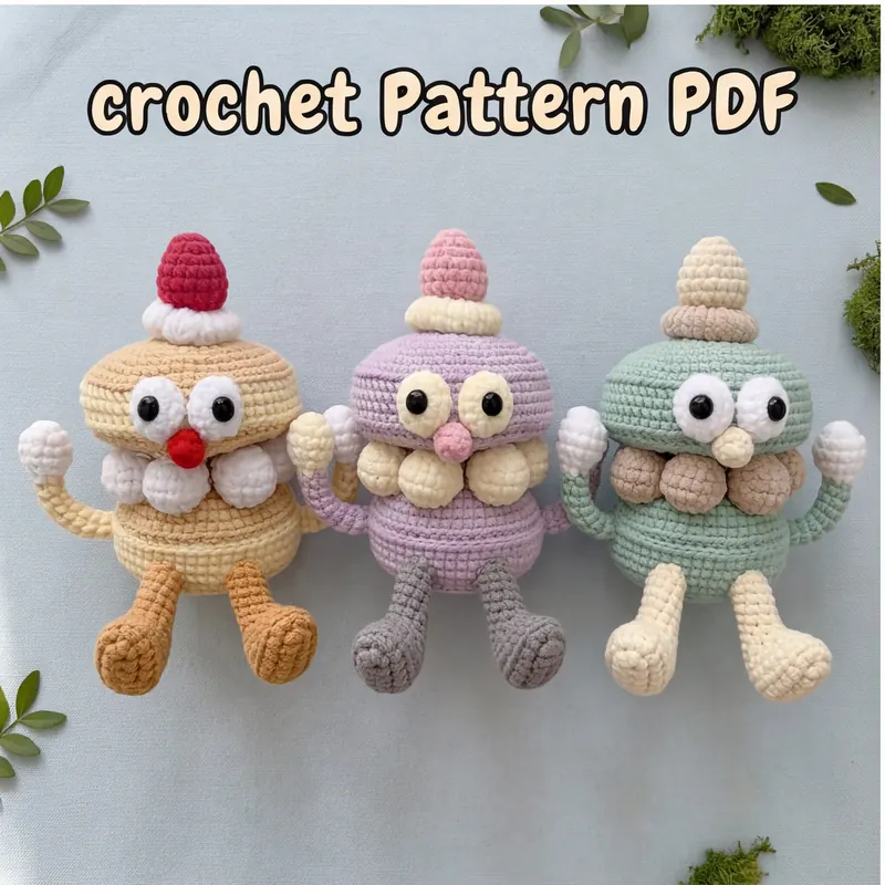 Strawberry Muffin — finished crochet project photo