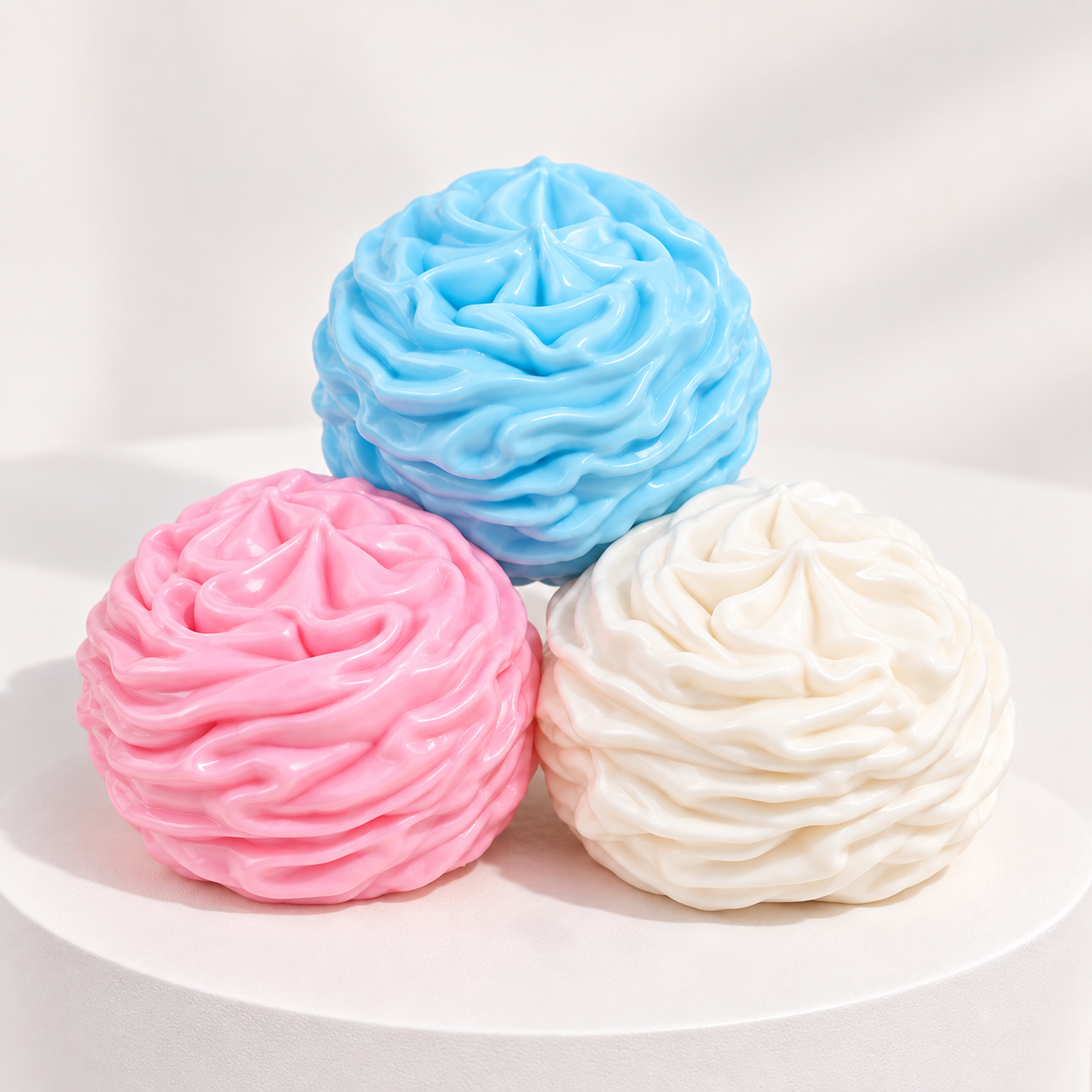 Cream Roll Squishy Stress Relief Toy