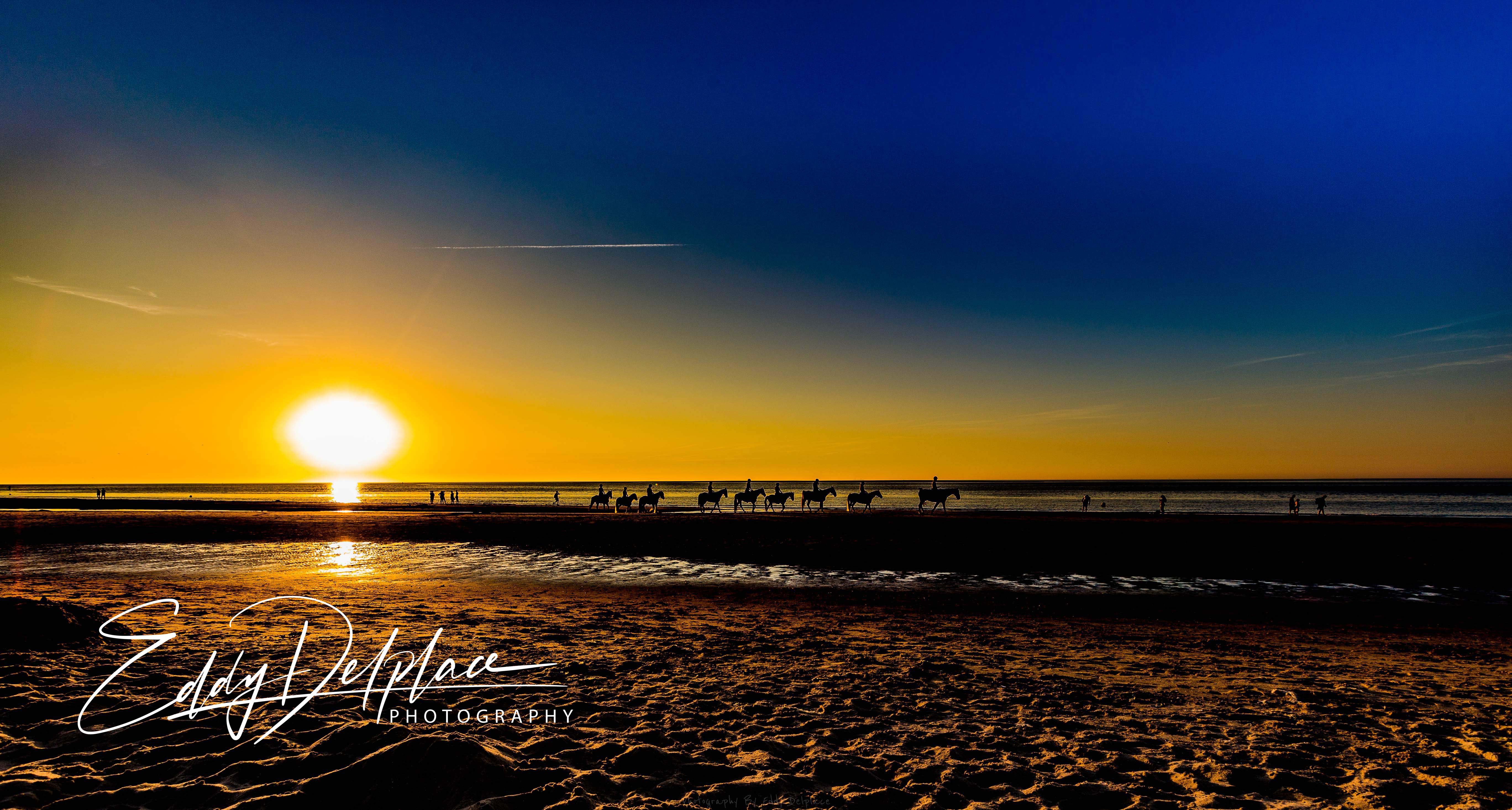 Zonsondergang in Zeeland