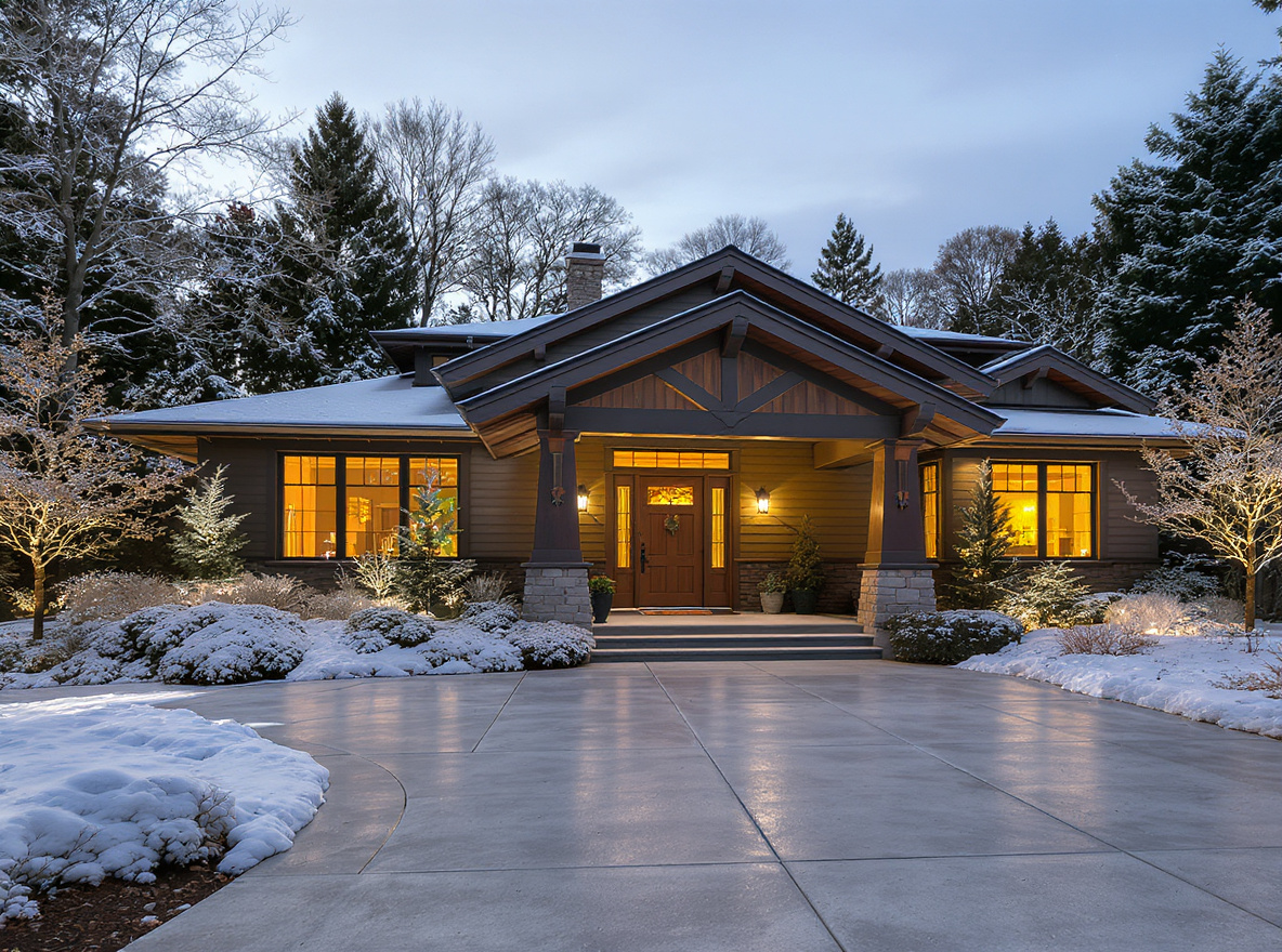 Heated driveway system - Saratoga Estate