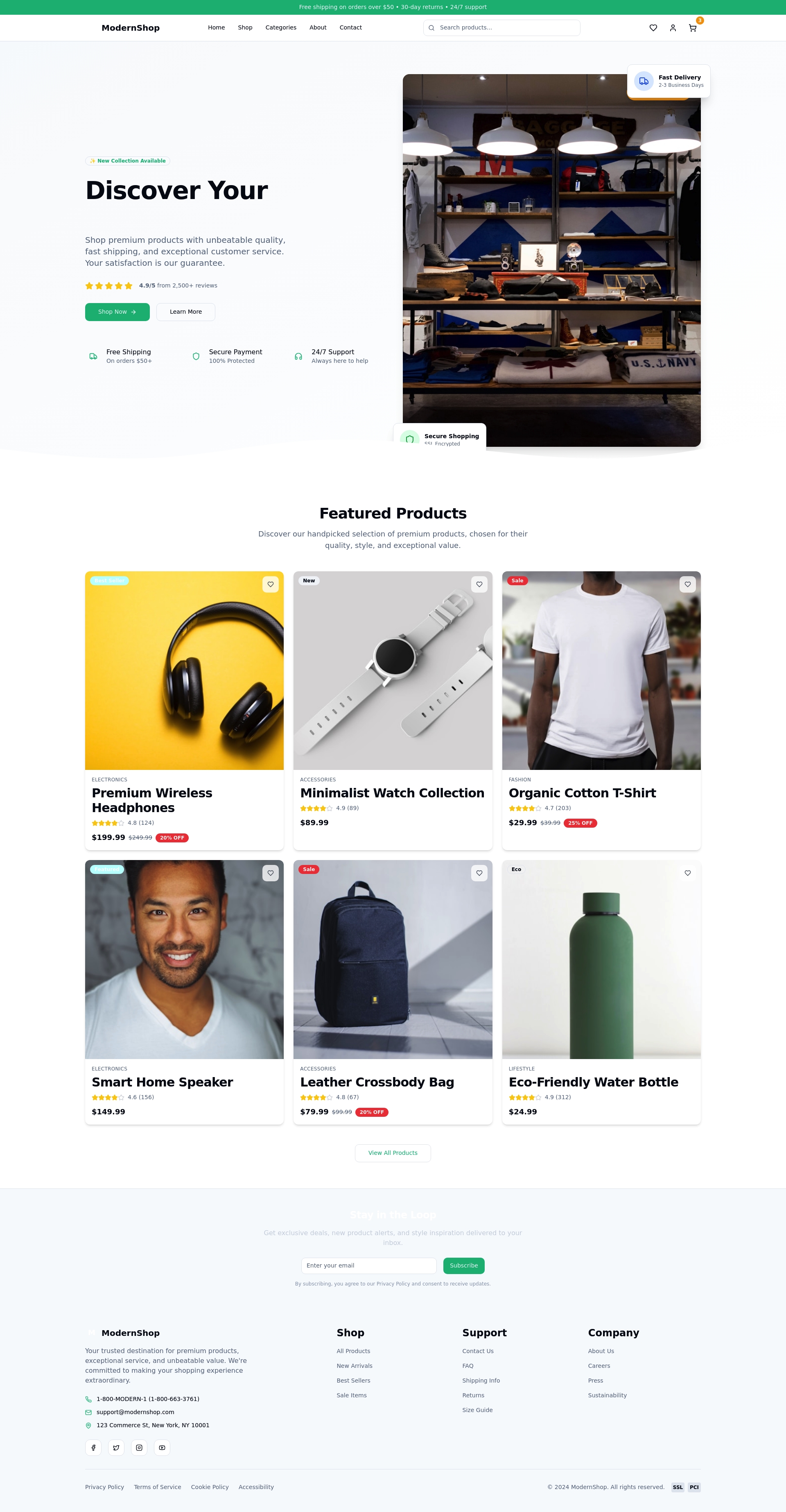 Shopify Store Build