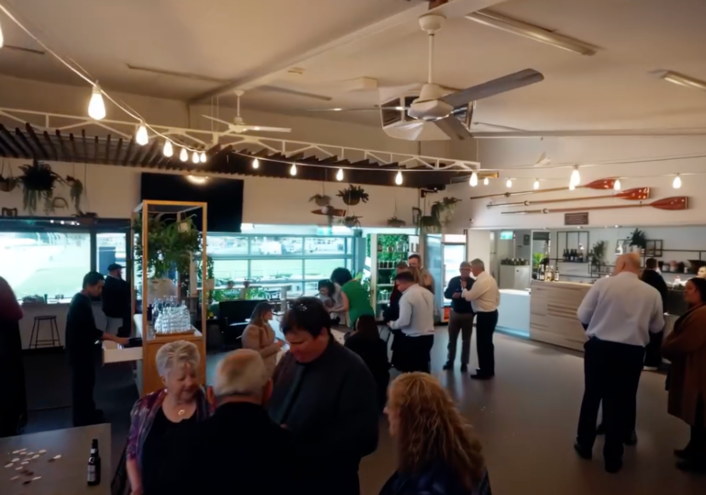 OAR Restaurant private function space with elegant dining setup