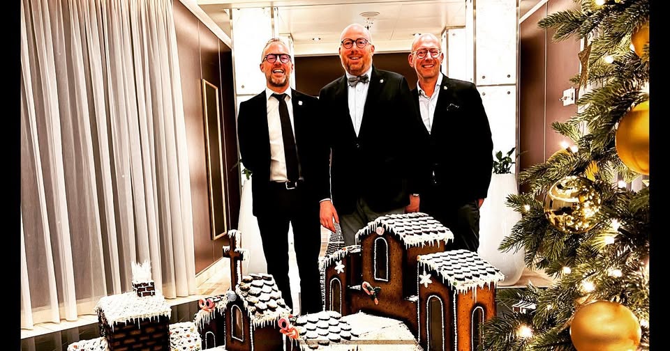 Het team van Petrus in kerststemming