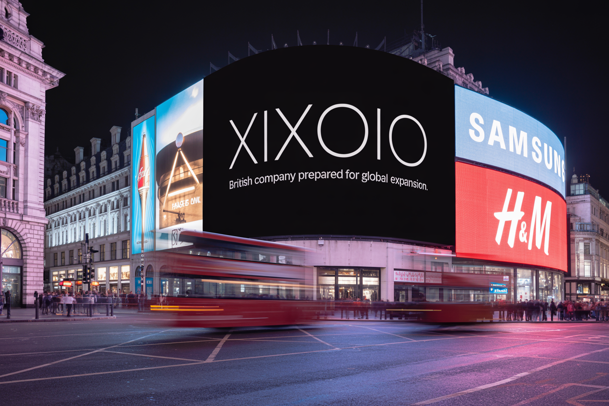 XIXOIO Billboard at Piccadilly Circus