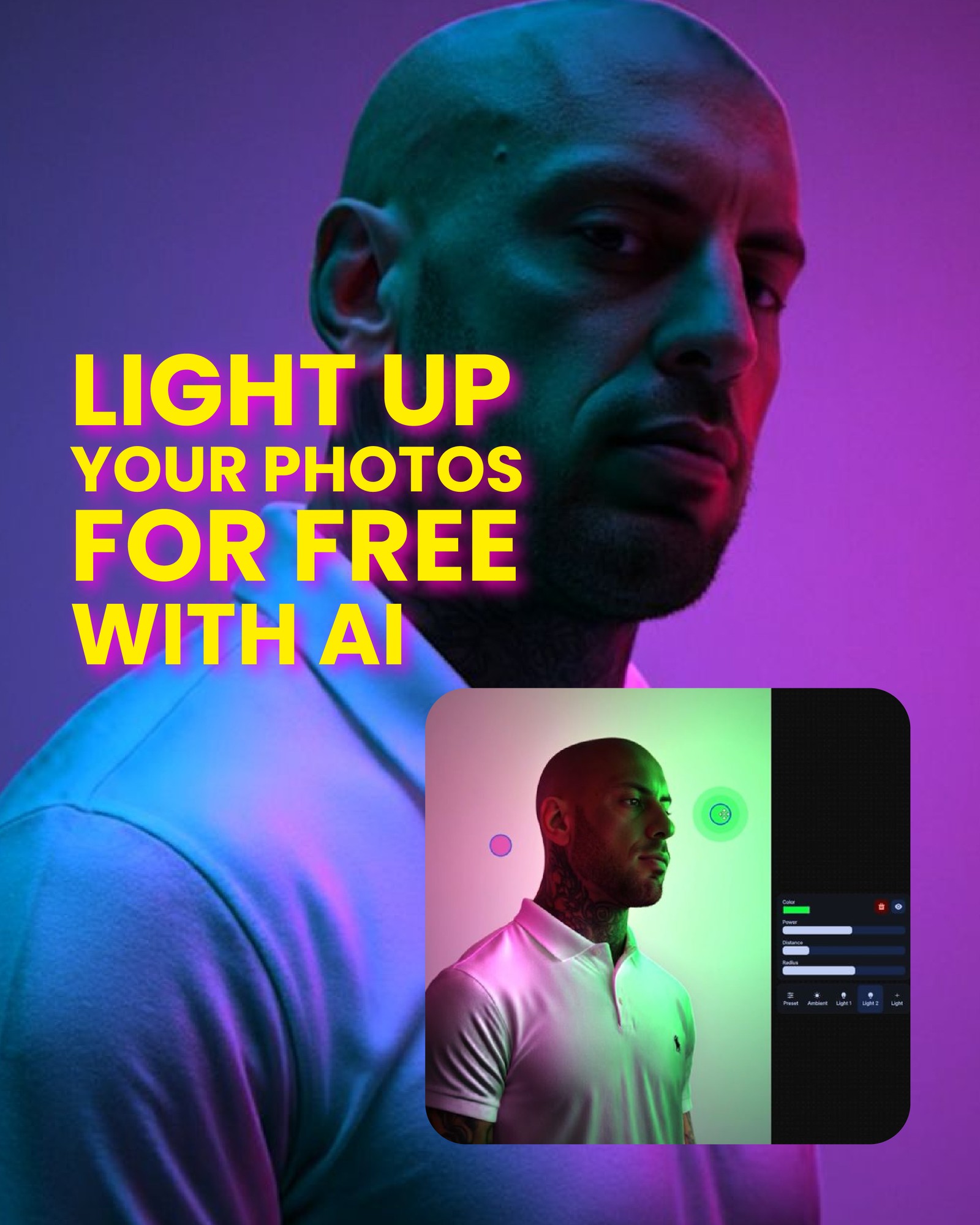 LIGHT UP YOUR PHOTOS FOR FREE WITH AI
