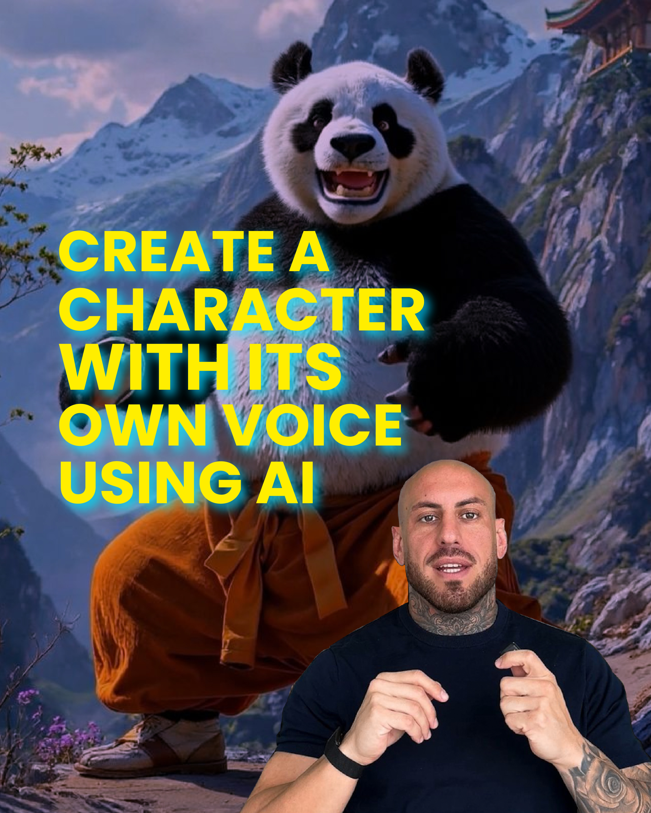 CREATE A CHARACTER WITH ITS OWN VOICE USING AI