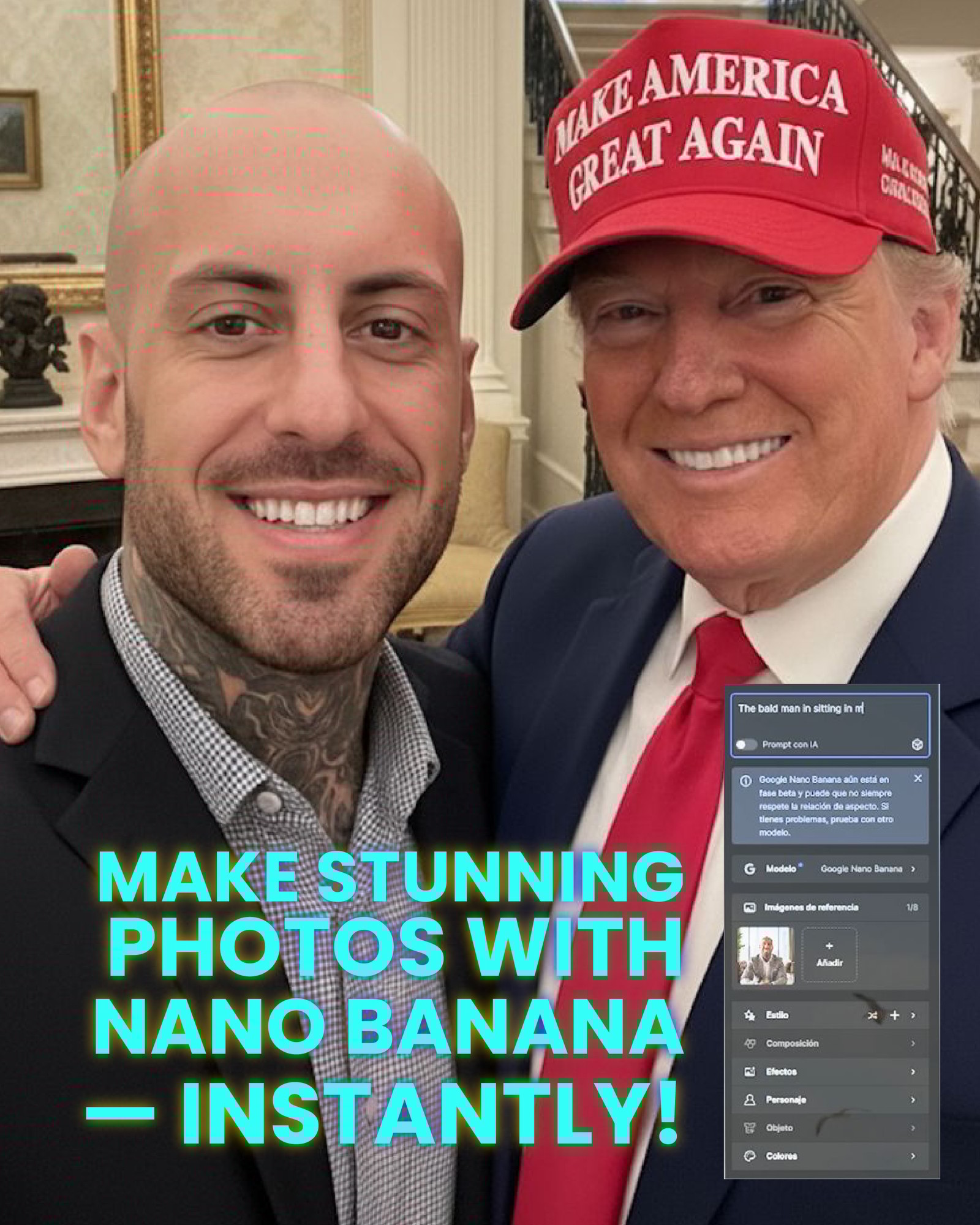 MAKE STUNNING PHOTOS WITH NANO BANANA - INSTANTLY!