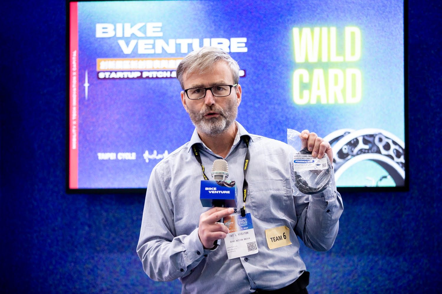 Jakub Ditrich představuje Powerbox na Taipei Cycle 2024