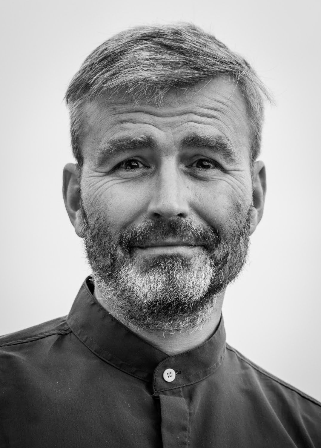Jakub Ditrich, černobílý portrét