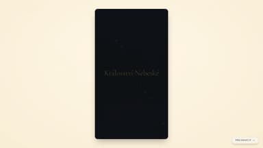 Kralovstvi Nebeske