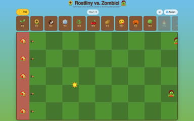 Jednoduché Plants vs Zombies