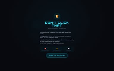 Online Risks Quiz Game
