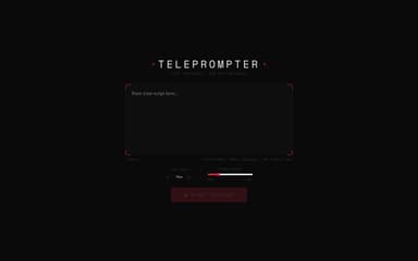 Teleprompter app