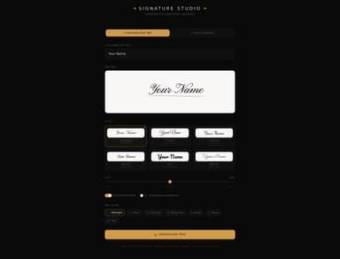 Signature Generator