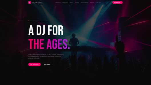 Avery Matthews Entertainment Group Wesite