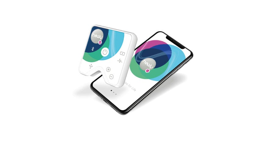 Přístroj Healy s mobilní aplikací