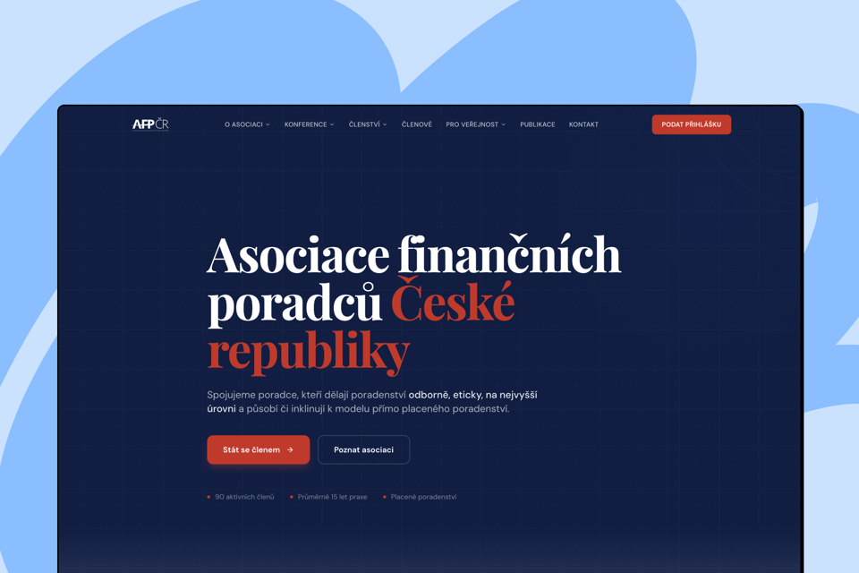 A financial advisors' association built a website with real features, without an agency