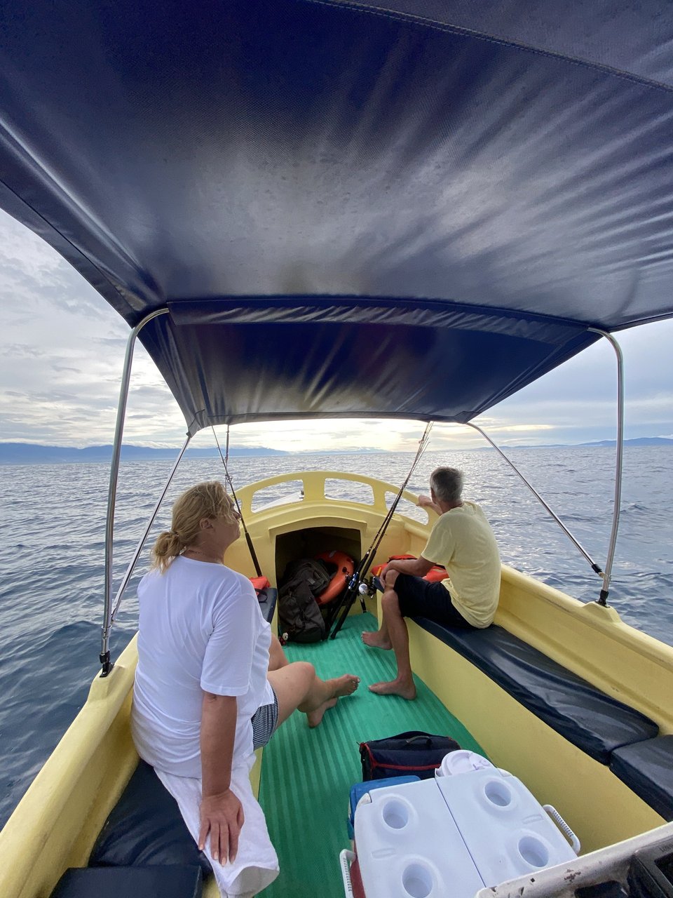 Sportfishing boat off the coast of Costa Rica