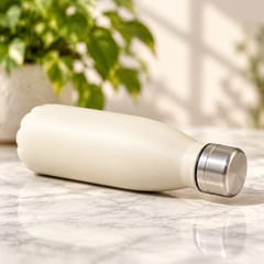 Bottle lying on its side