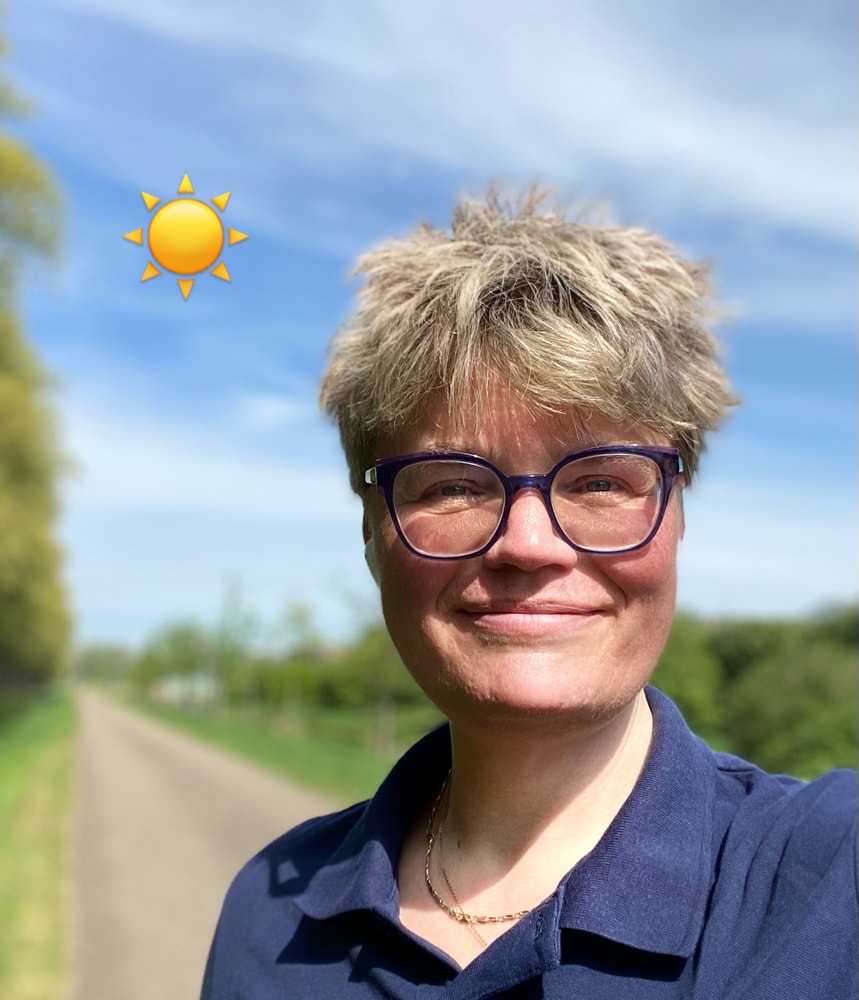 Portret van Pauline van de Wetering, auteur van het boekje