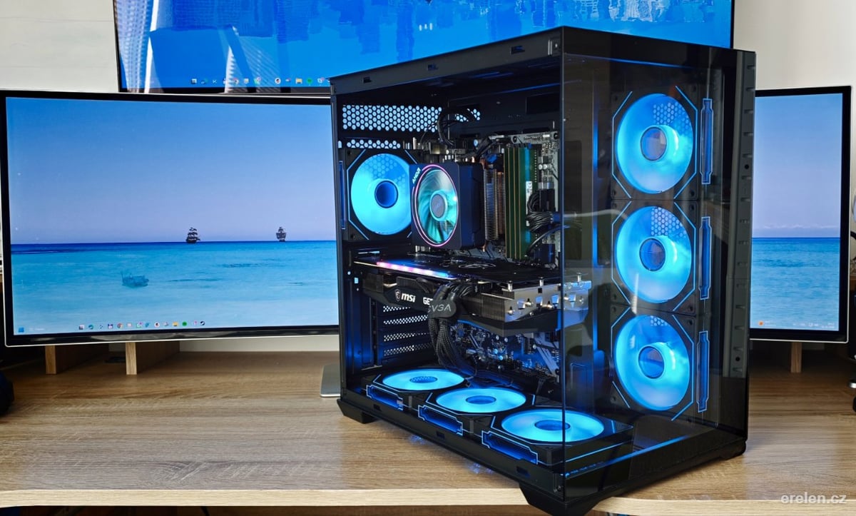 Gaming RGB PC AM4 – 5700X / RTX 3070 / 850W Gold — AMD Ryzen 7 5700x — Nvidia RTX 3070 8 GB MSI Gaming X Trio — Erelen Olomouc — photo 1