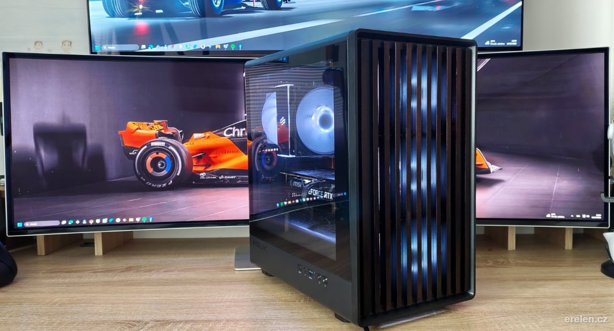 RGB Gaming PC - Ryzen 5500 / RTX 3060 12GB — AMD Ryzen 5 5500 — MSI NVIDIA GeForce RTX 3060 12GB — Erelen Olomouc — photo 1