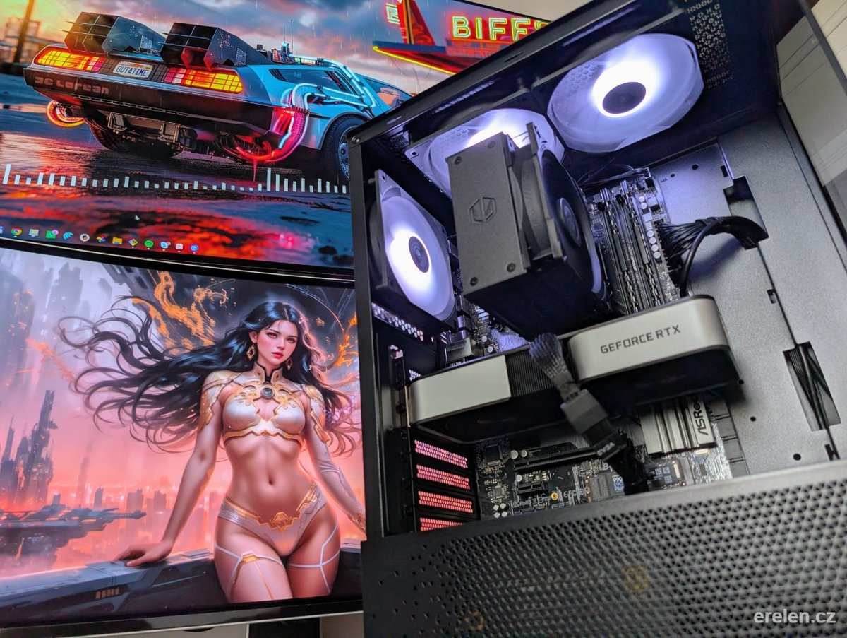 Herní PC AM4 – RTX 3060 Ti Founders / Ryzen 5600 — AMD RYZEN 5 5600 — Nvidia GeForce RTX 3060ti Founders edition — Erelen Olomouc — foto 1