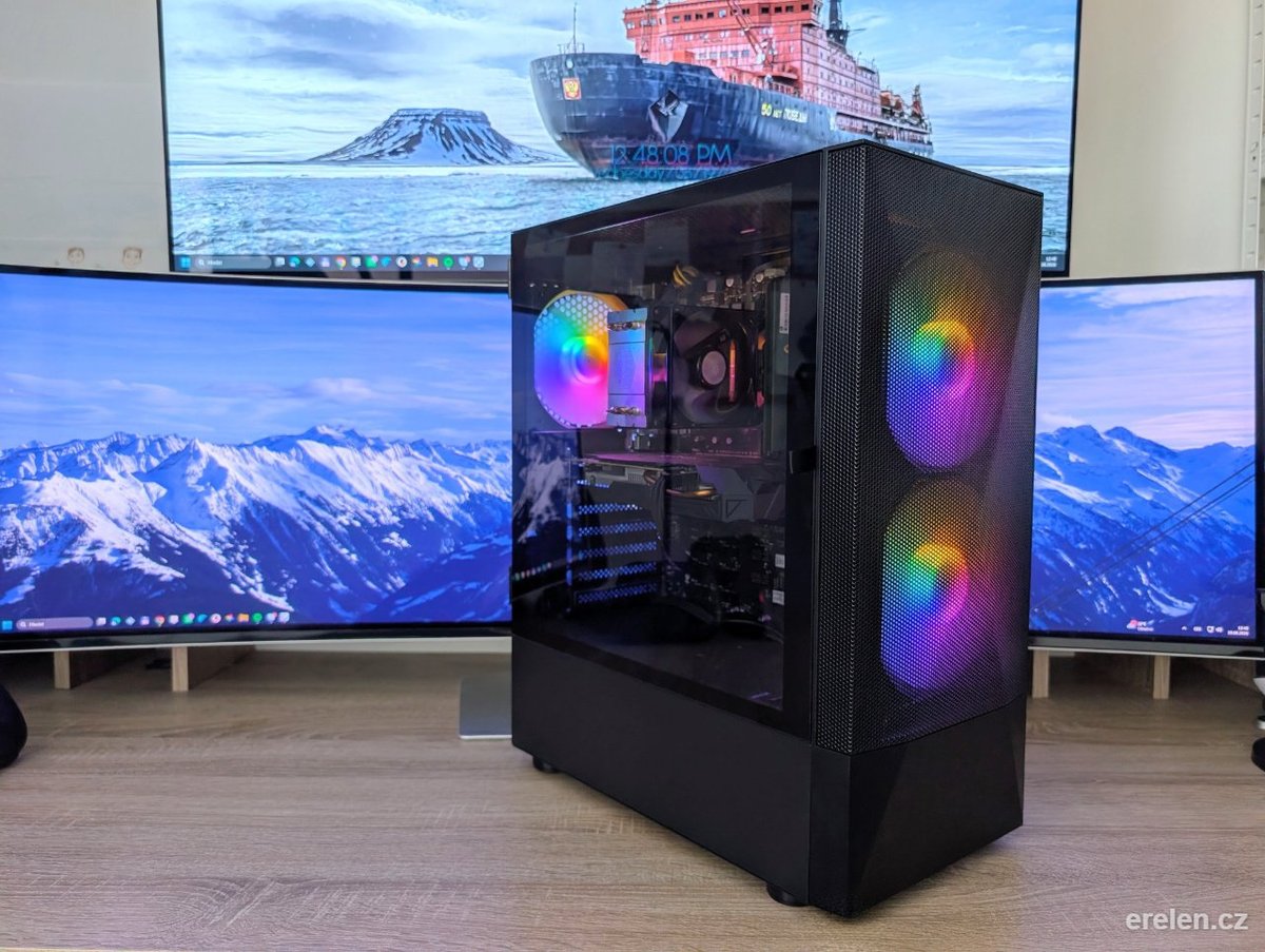 Budget herní PC - GTX 1060 / I5 12400F — Intel Core i5-8400 — Gigabyte GTX 1060 6GB — Erelen Olomouc — photo 1