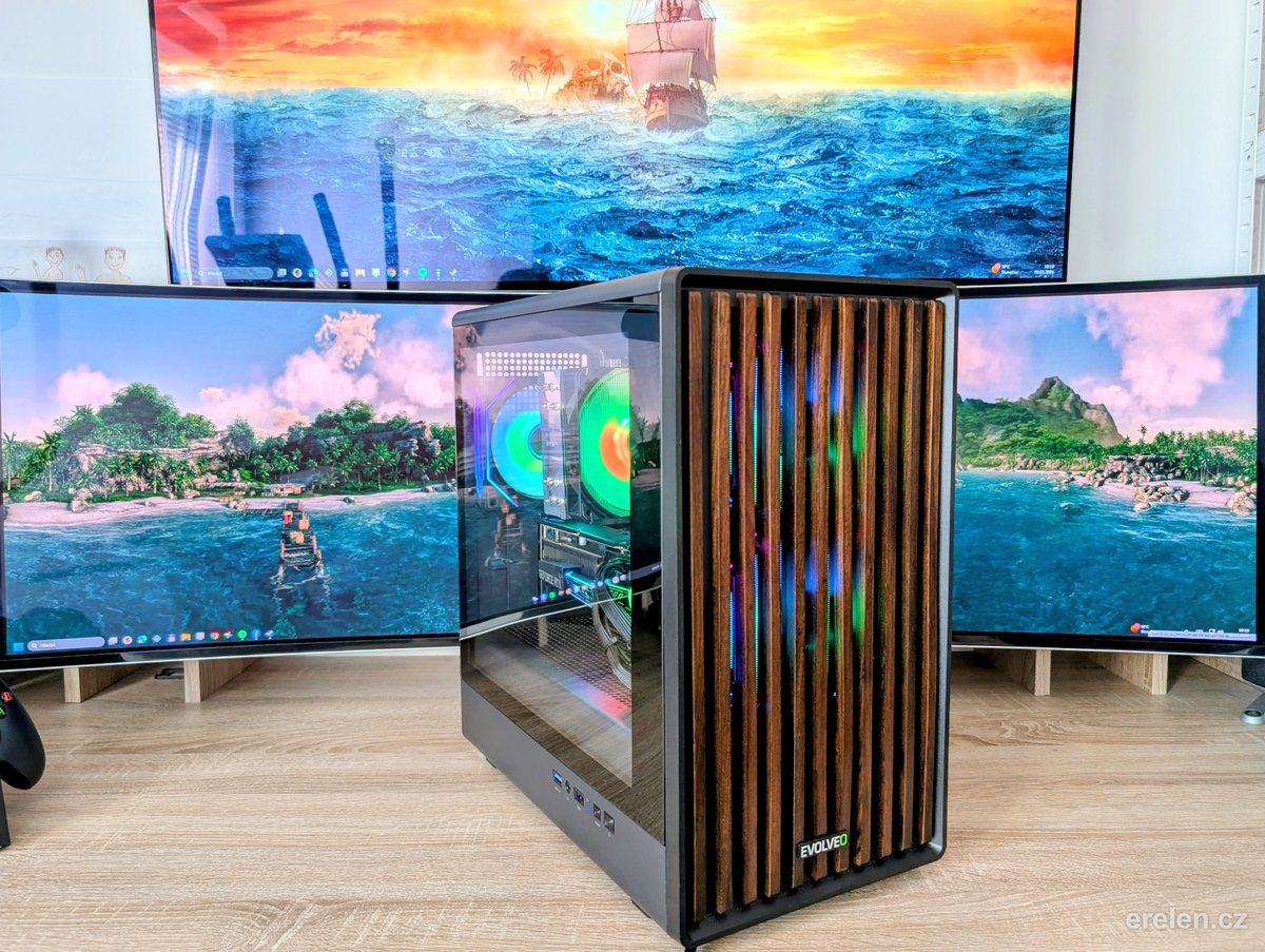 Herní PC AM4 – Ryzen 7 5700X / RTX 3070 Ti / 16GB DDR4 / 1TB — AMD Ryzen 7 5700X (8 jader / 16 vláken) — Inno3D RTX 3070 Ti iChill X3 8GB — Erelen Olomouc — foto 1